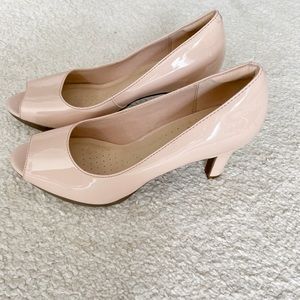 Open toe heels